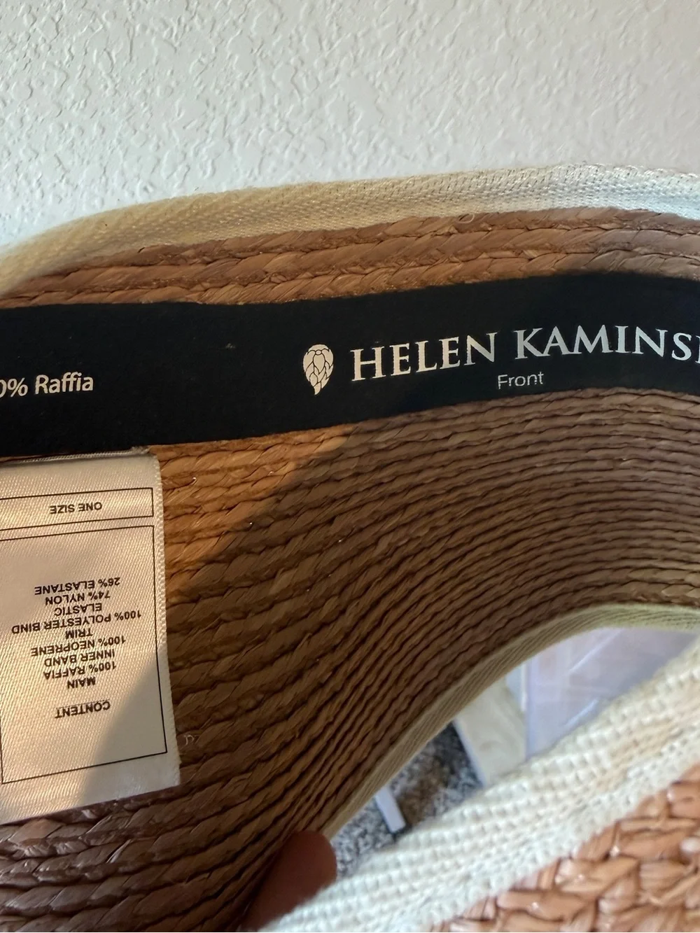 Helen Kaminski Mita Raffia Visor